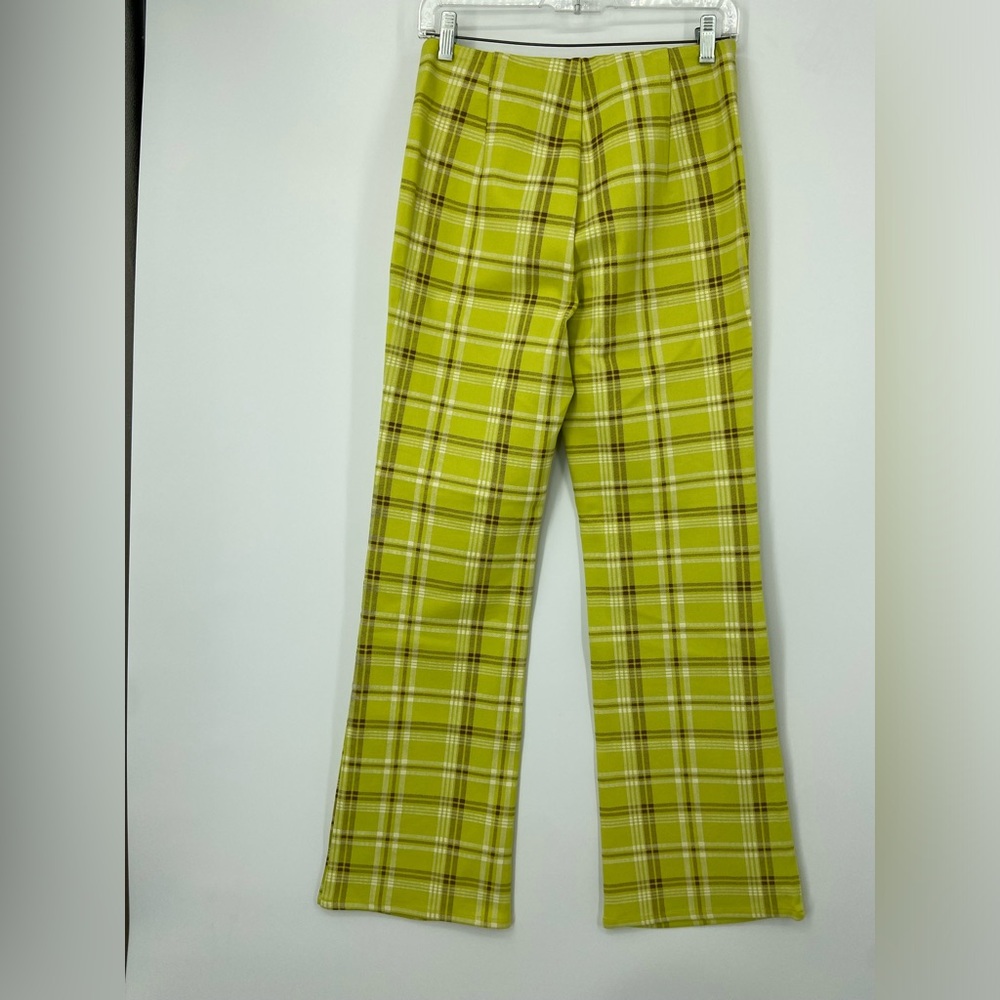 I.Am.Gia pants Polaris High Rise Plaid Pant‎ Zip Front Size Medium - Picture 4 of 16